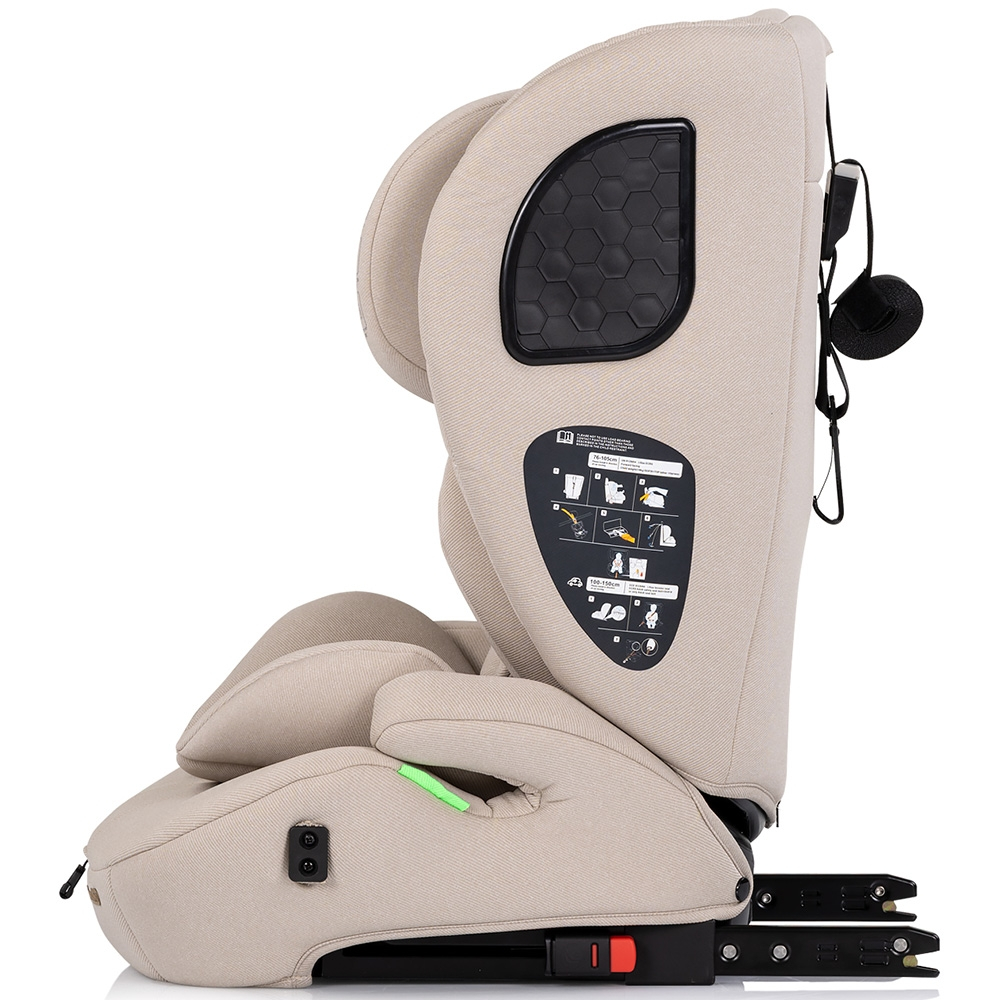 Scaun auto Chipolino Tycoon Iso I-Size 76-150 cm cu sistem Isofix tiramisu [4]