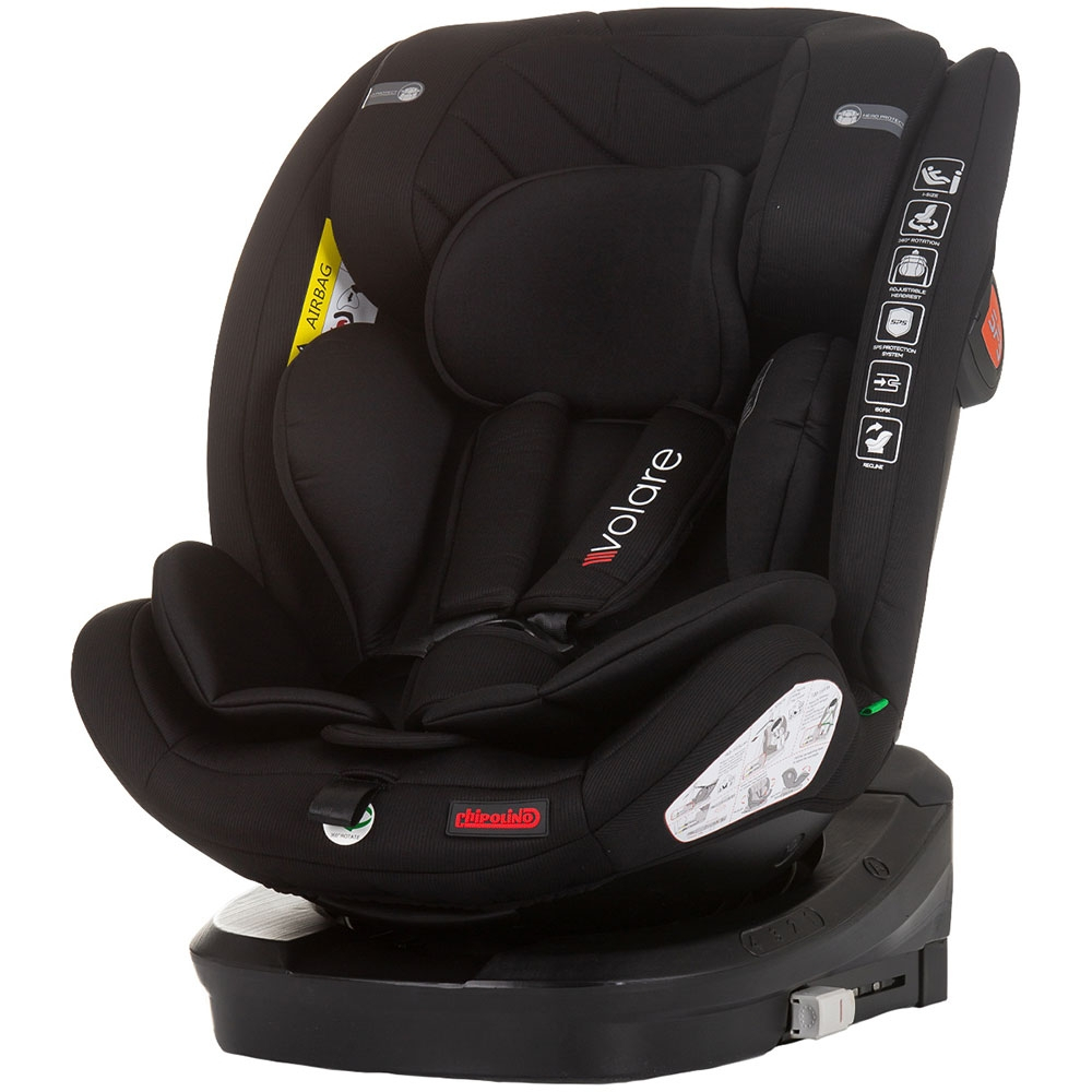 Scaun auto Chipolino Volare I-Size 40-150 cm obsidian cu sistem Isofix [1]