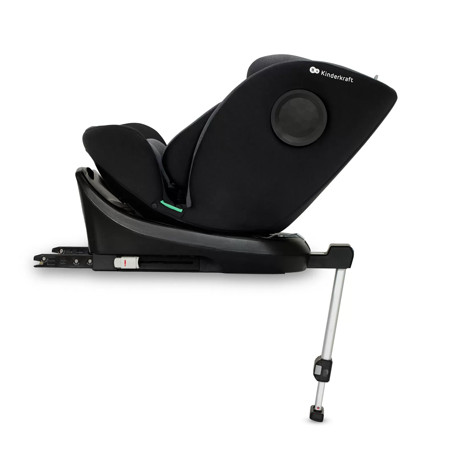 Scaun auto i-size, 40-150 cm, kinderkraft i-360, black, varsta de la 0 luni la 12 ani [4]