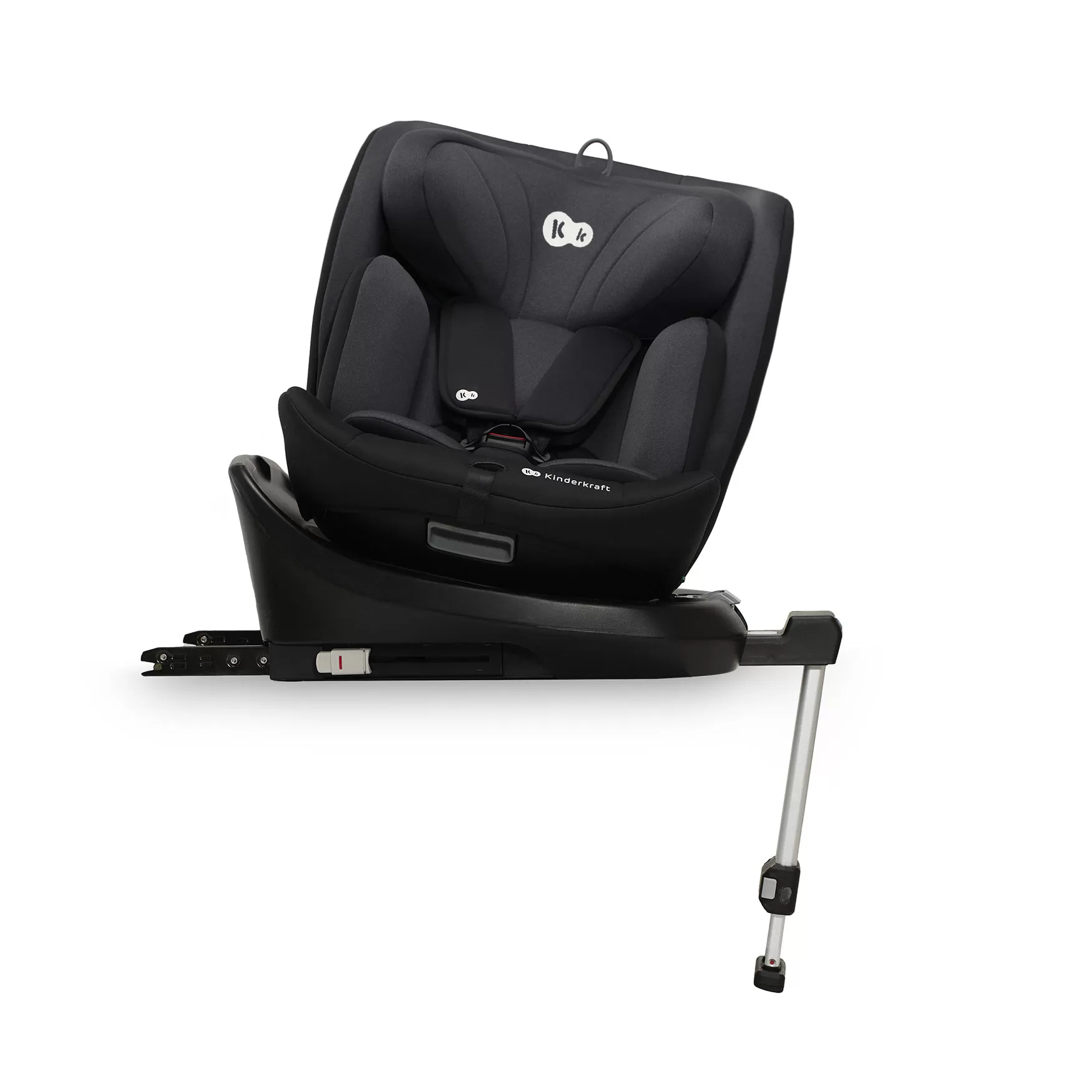 Scaun auto i-size, 40-150 cm, kinderkraft i-360, black, varsta de la 0 luni la 12 ani [3]