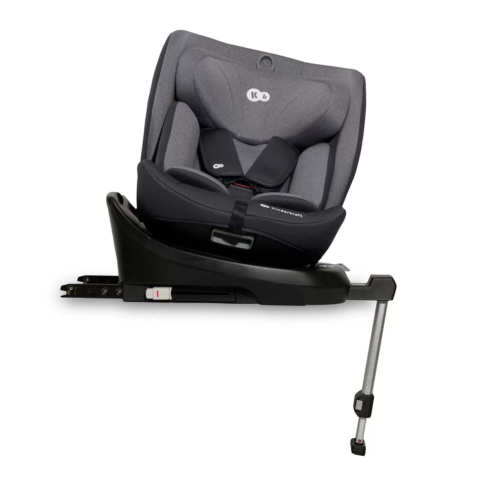 Scaun auto i-size, 40-150 cm, kinderkraft i-360, grey, varsta de la 0 luni la 12 ani [3]