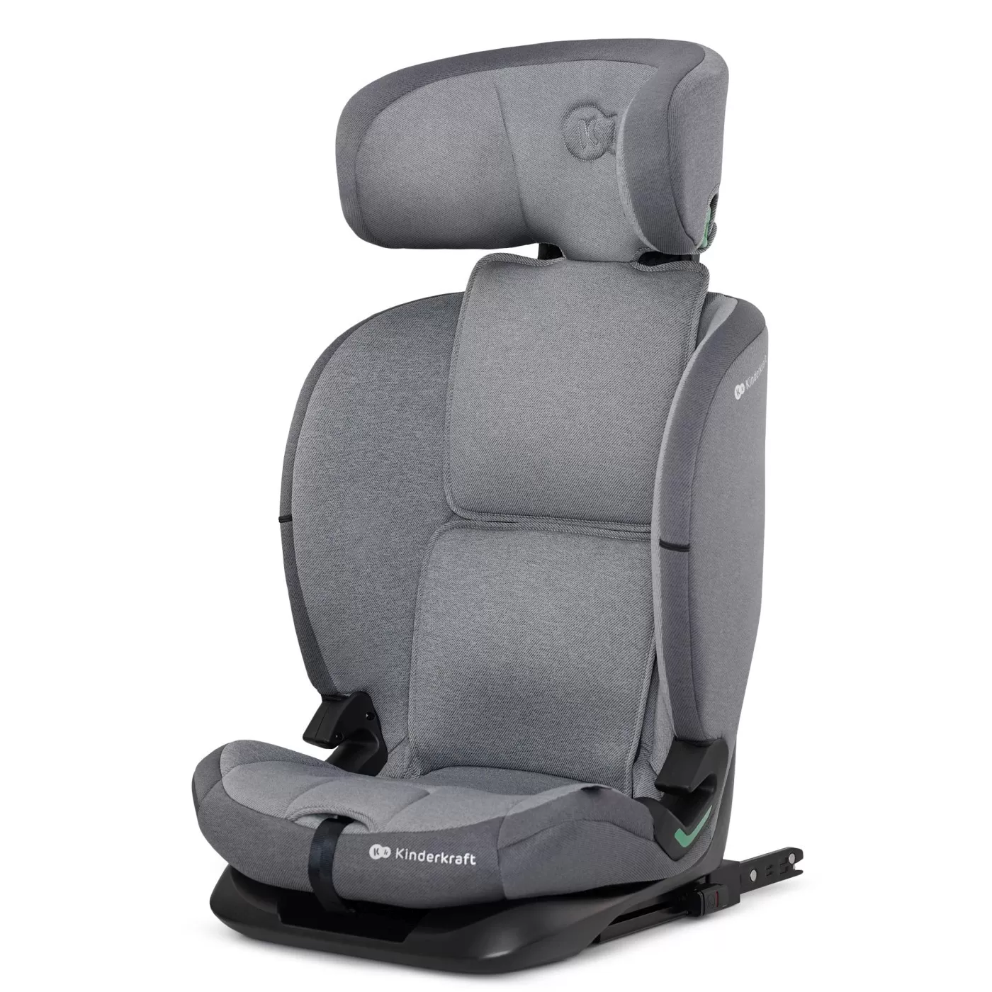 Scaun auto i-size, 76-150 cm, kinderkraft oneto 3, isofix, cool grey, varsta de la 10 luni la 12 ani [4]