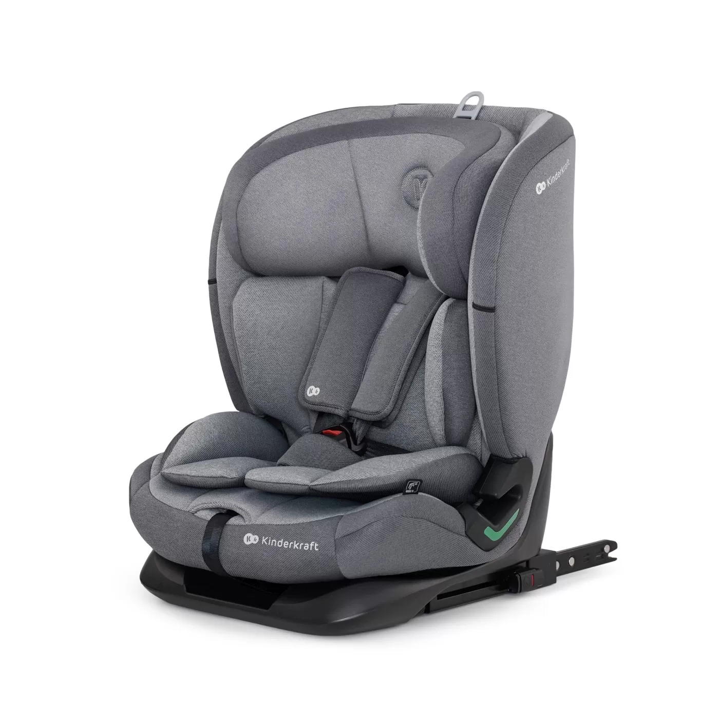 Scaun auto i-size, 76-150 cm, kinderkraft oneto 3, isofix, cool grey, varsta de la 10 luni la 12 ani [2]