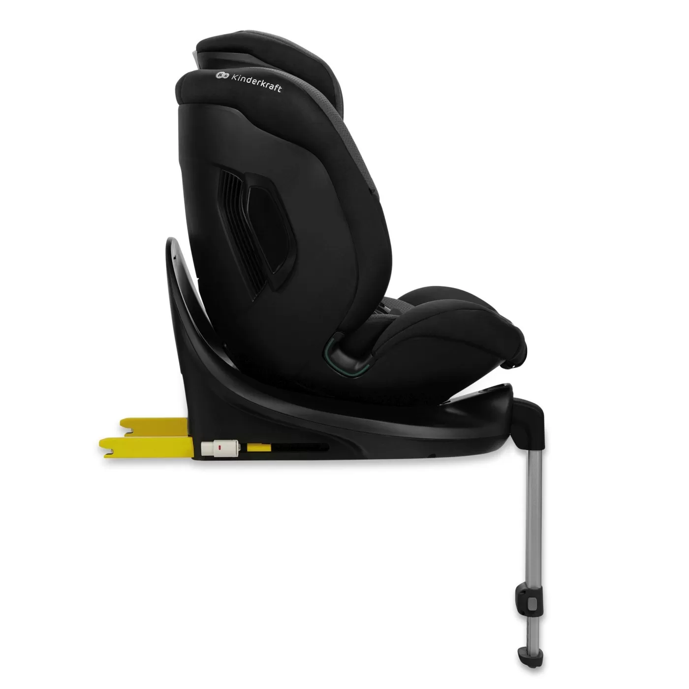 Scaun auto kinderkraft i-fix, i-size 40-150 cm, graphite black, varsta de la 0 luni la 12 ani [8]