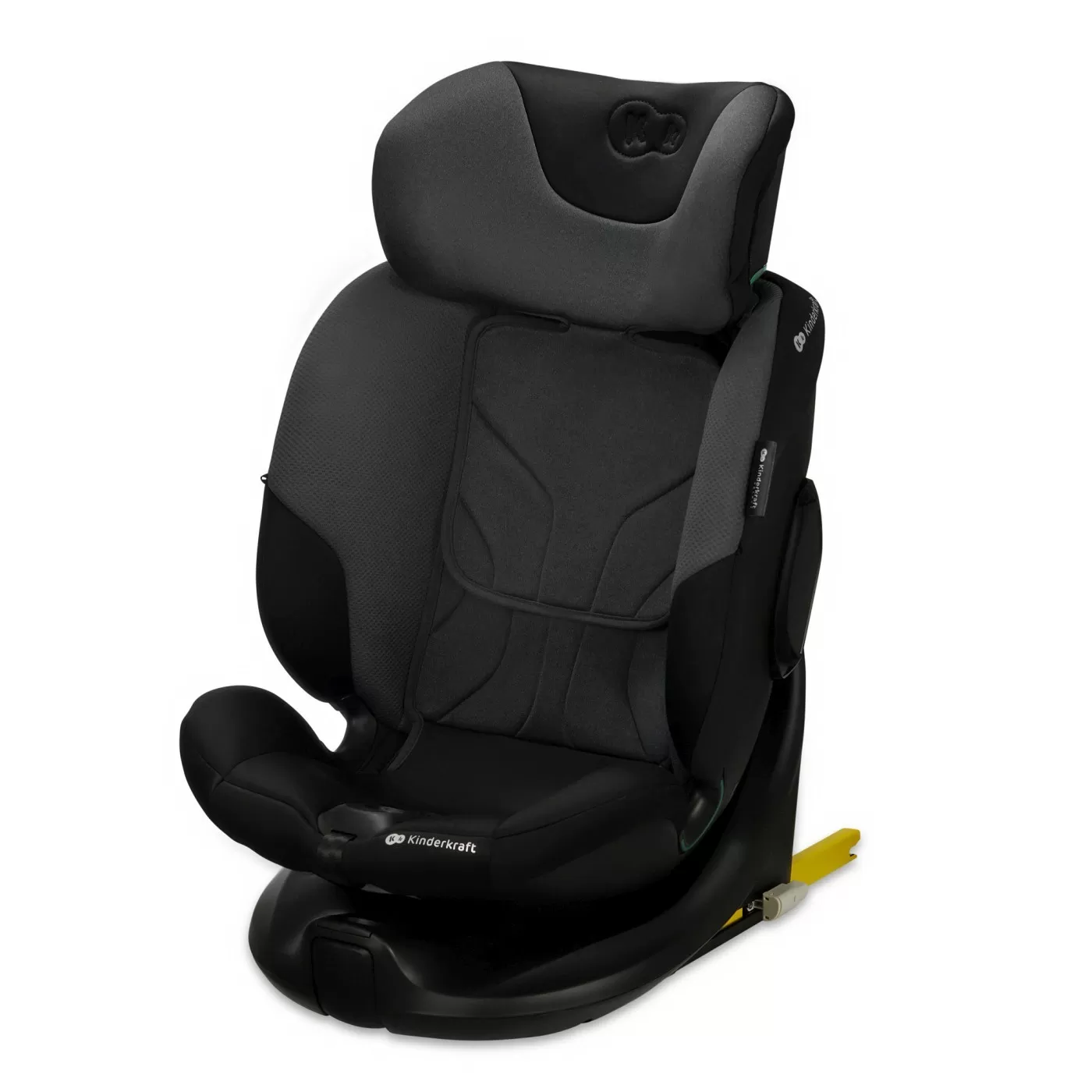 Scaun auto kinderkraft i-fix, i-size 40-150 cm, graphite black, varsta de la 0 luni la 12 ani [2]
