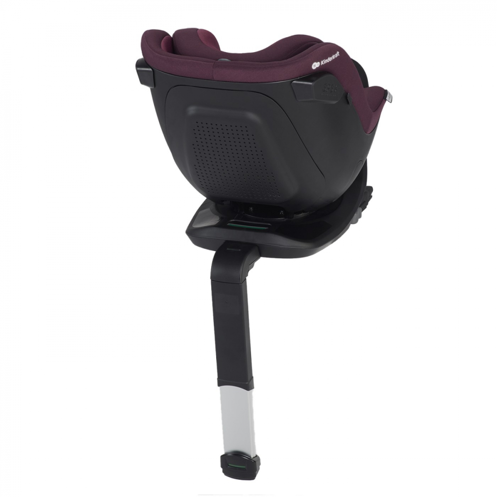 Scaun auto kinderkraft i-guard i-size 40-105 cm, cherry pearl, varsta de la 0 luni la 5 ani [3]