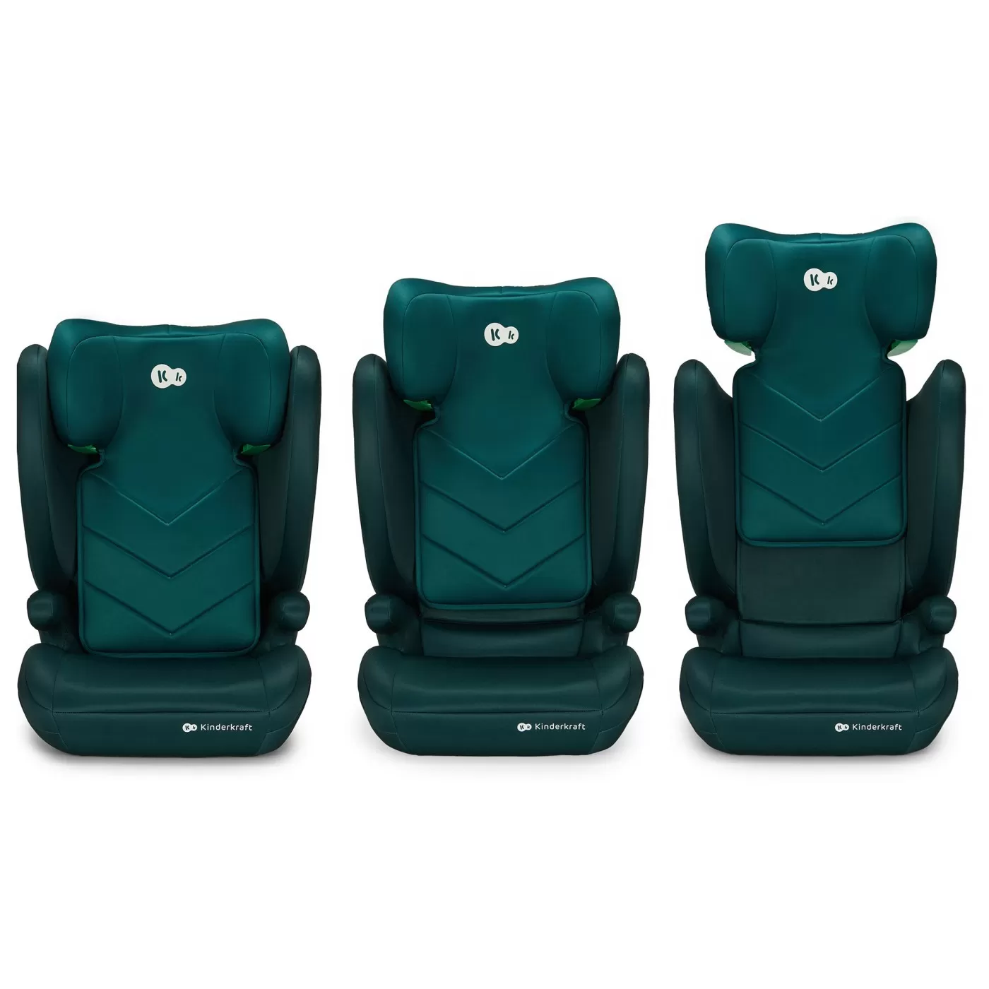 Scaun auto kinderkraft i-spark, i-size 100-150 cm, green, varsta de la 3 ani la 12 ani [3]