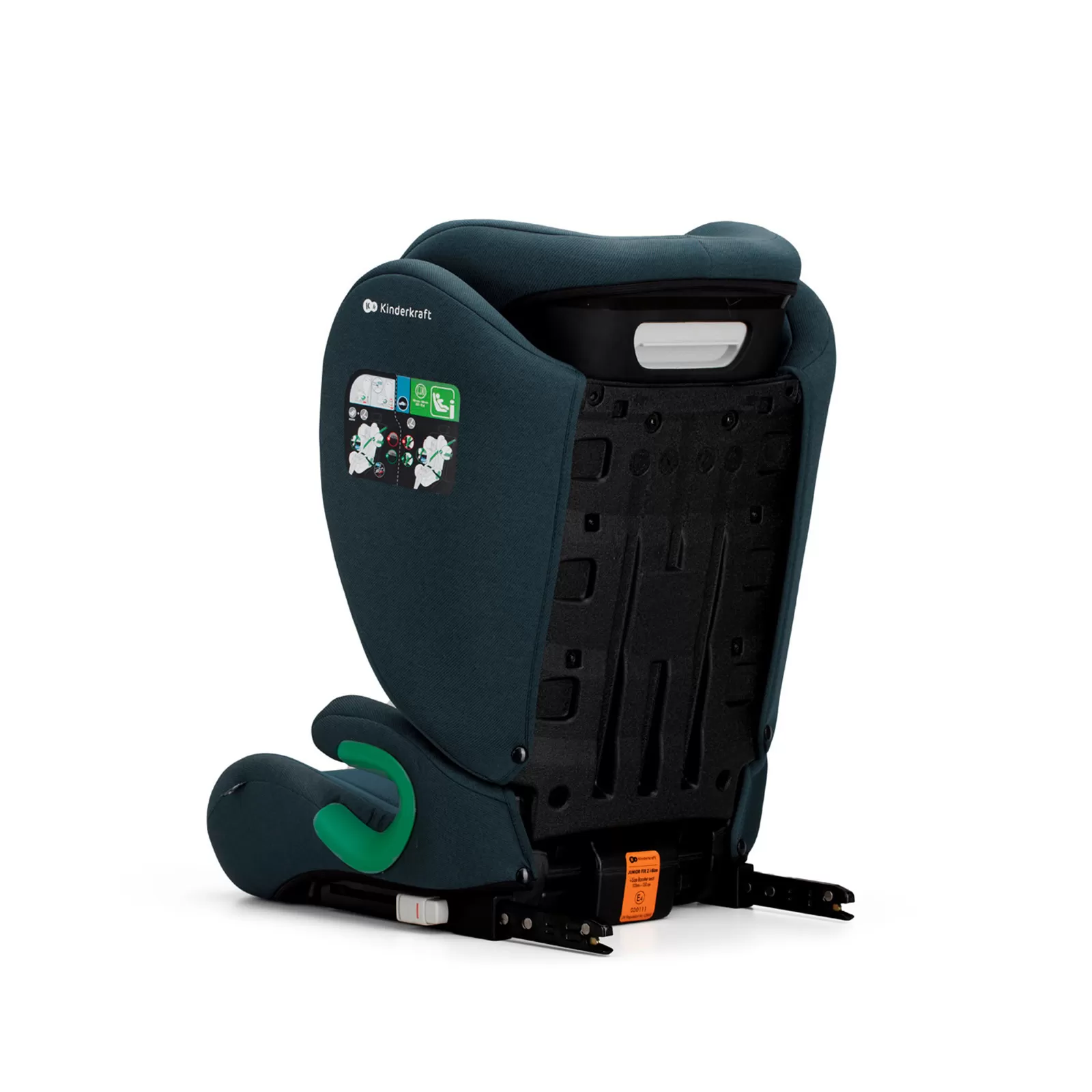Scaun auto kinderkraft junior fix2, i-size 100-150 cm, harbor blue, varsta de la 3 ani la 12 ani [9]