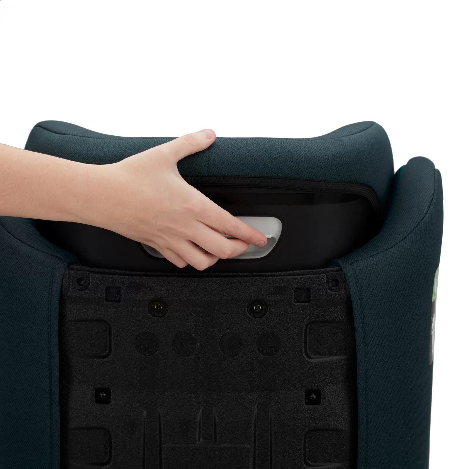 Scaun auto kinderkraft junior fix2, i-size 100-150 cm, harbor blue, varsta de la 3 ani la 12 ani [11]