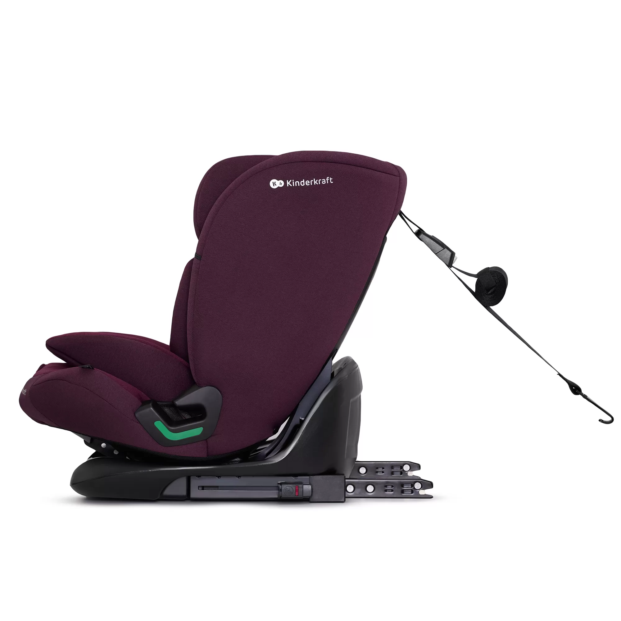 Scaun auto kinderkraft oneto 3 i-size, 76-150 cm, cherry pearl, varsta de la 10 luni la 11 ani [3]