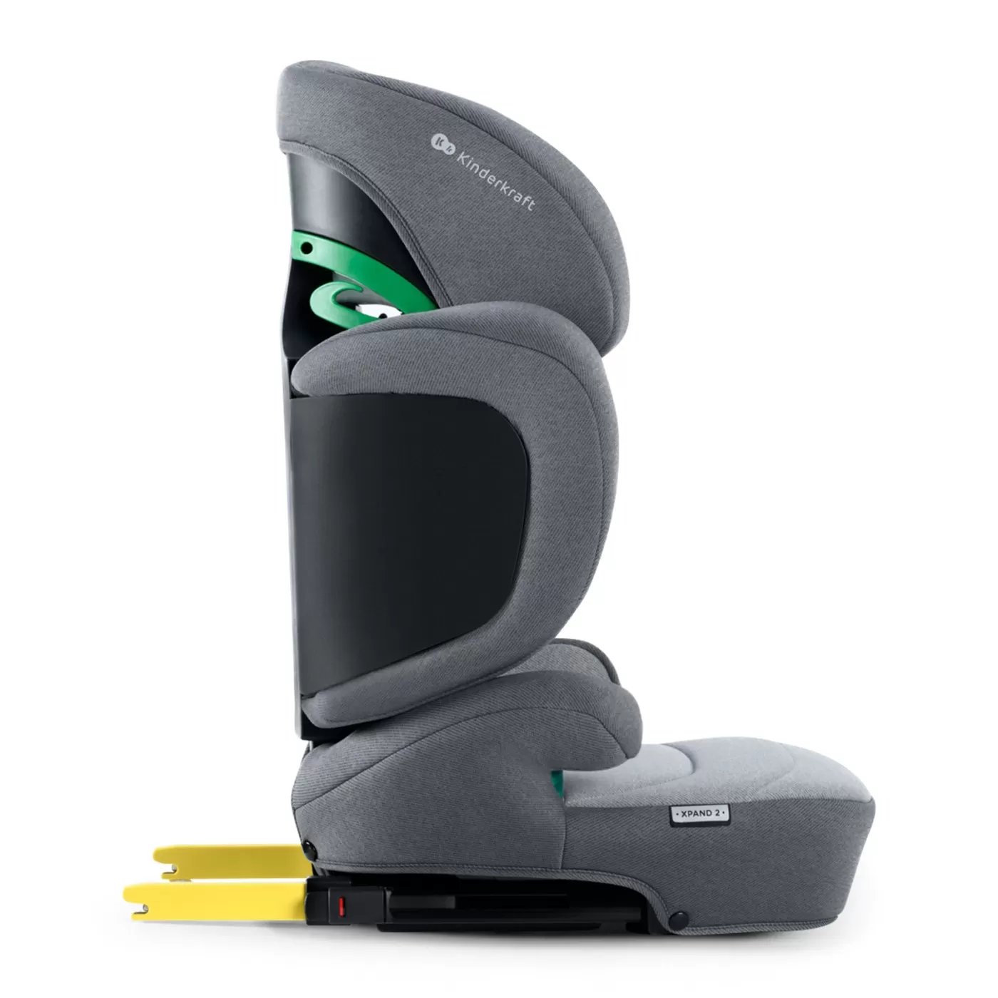 Scaun auto kinderkraft xpand 2 i-size 100-150 cm, rocket grey, varsta de la 3 ani la 12 ani [2]