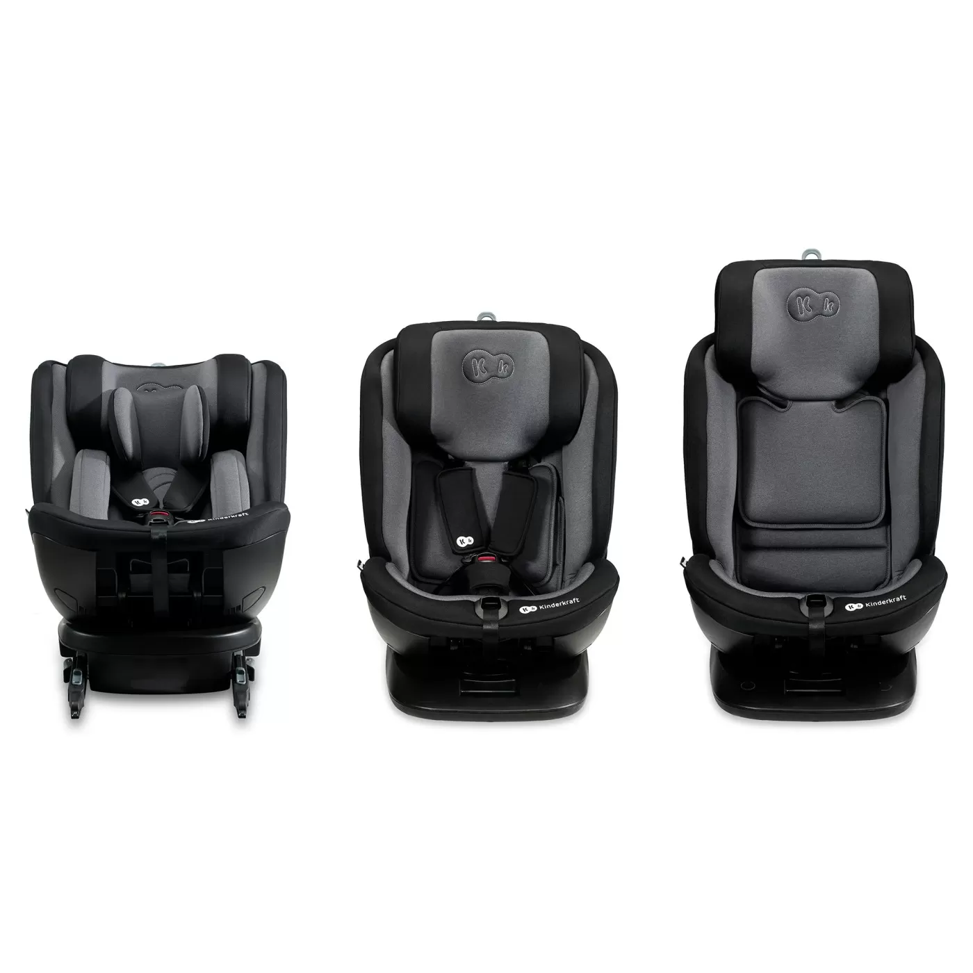 Scaun auto kinderkraft xpedition 2 i-size 40-150 cm, black, varsta de la 0 luni la 12 ani [4]