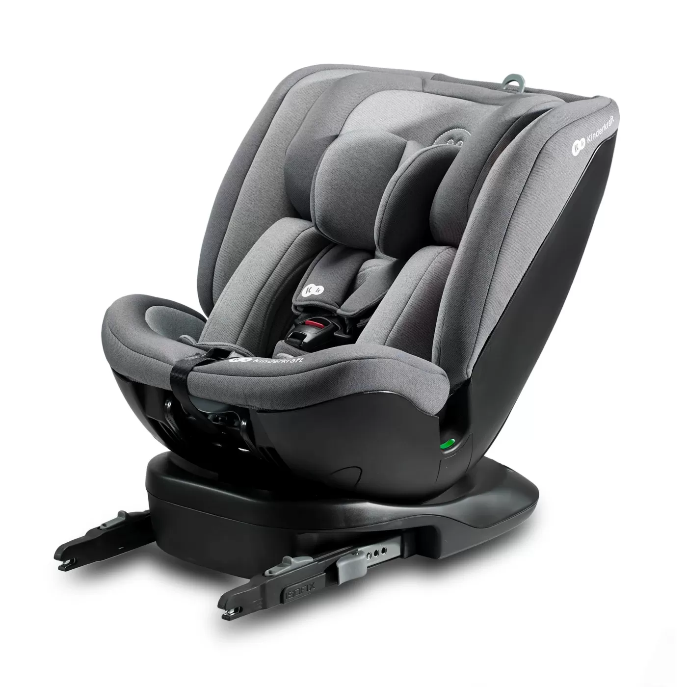 Scaun auto kinderkraft xpedition 2 i-size 40-150 cm, grey, varsta de la 0 luni la 12 ani [1]
