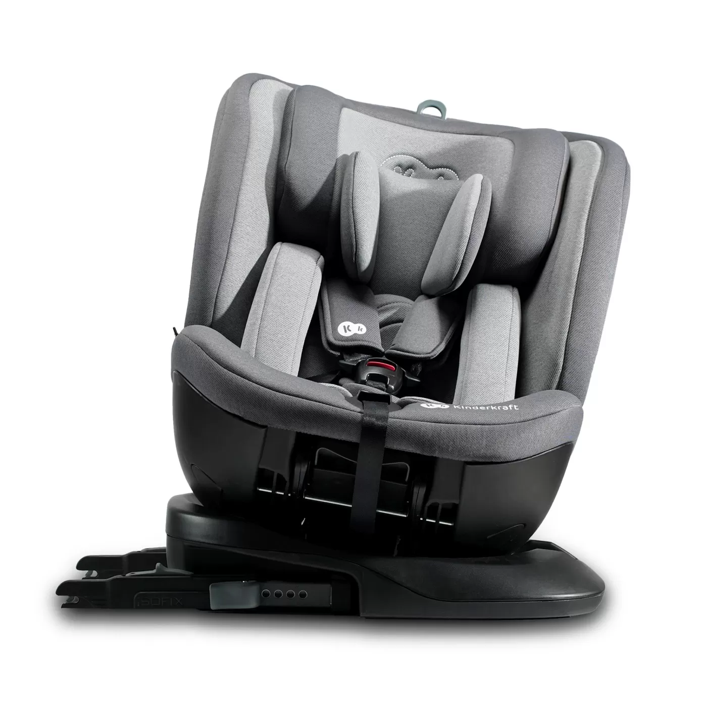 Scaun auto kinderkraft xpedition 2 i-size 40-150 cm, grey, varsta de la 0 luni la 12 ani [5]
