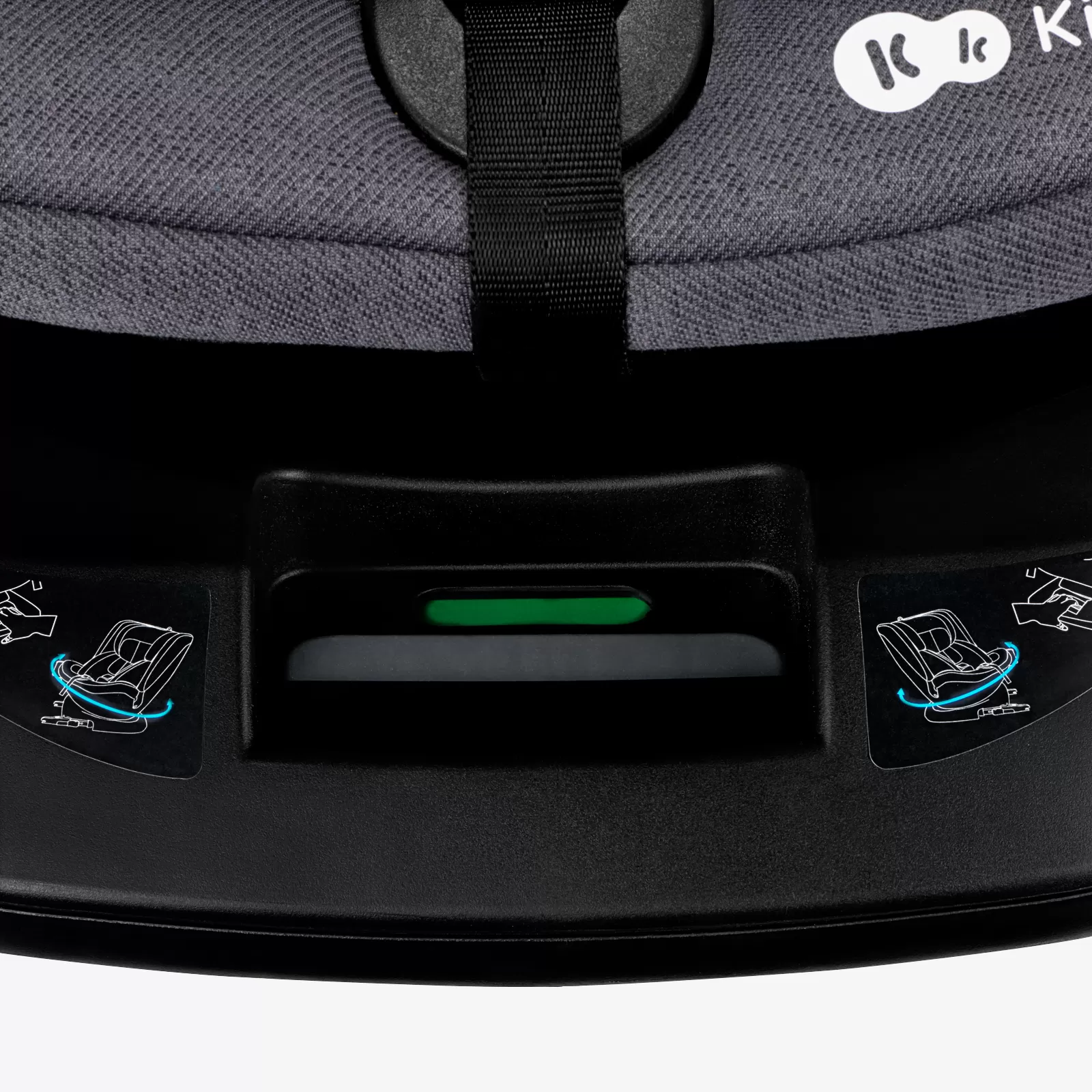 Scaun auto kinderkraft xpedition rotativ, 0-36 kg, cu isofix, grey, varsta de la 0 luni la 12 ani [20]