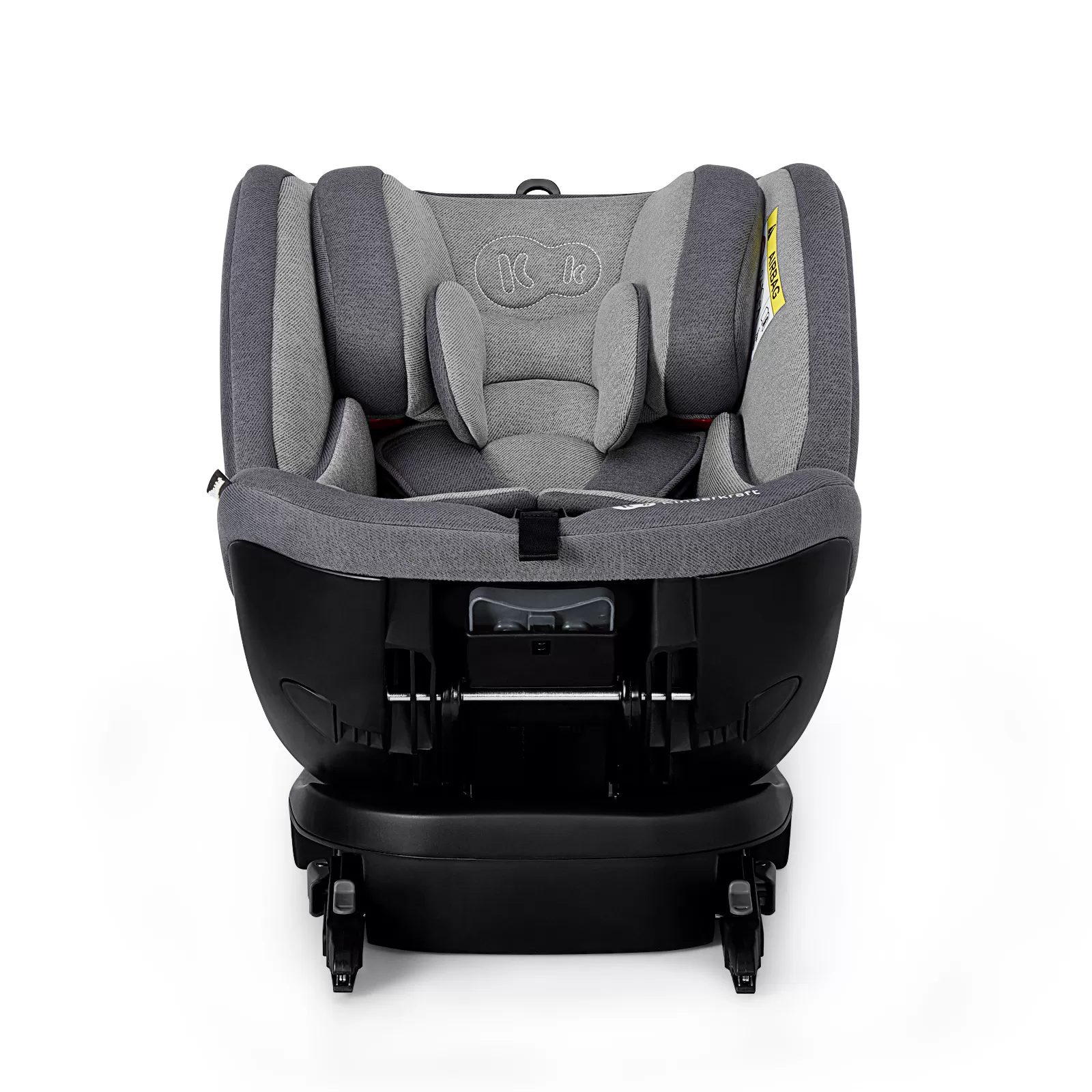 Scaun auto kinderkraft xpedition rotativ, 0-36 kg, cu isofix, grey, varsta de la 0 luni la 12 ani [13]