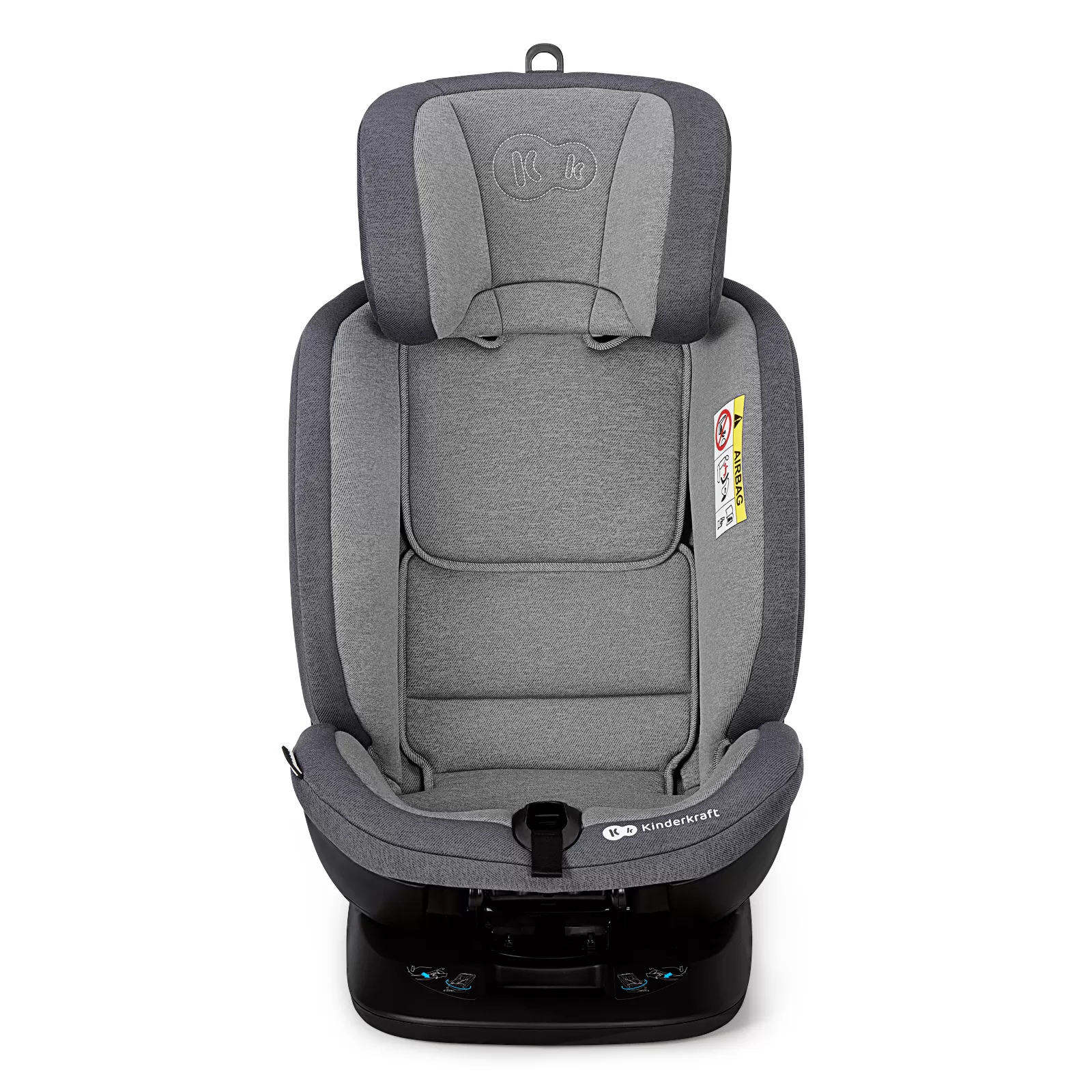 Scaun auto kinderkraft xpedition rotativ, 0-36 kg, cu isofix, grey, varsta de la 0 luni la 12 ani [15]