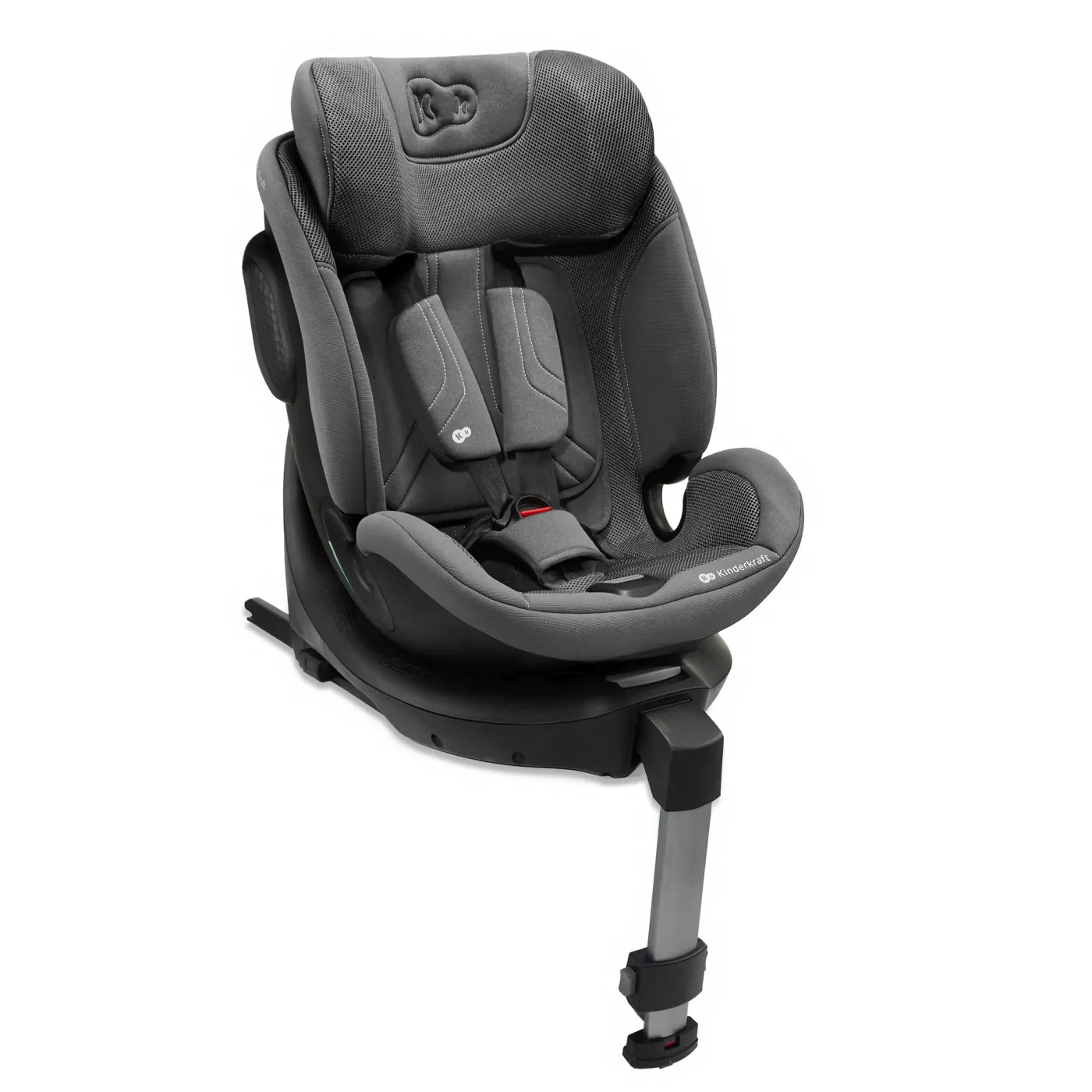 Scaun auto kinderkraft xrider 2 i-size 40-150 cm grey, copii varsta 0 luni pana la 3 ani [3]