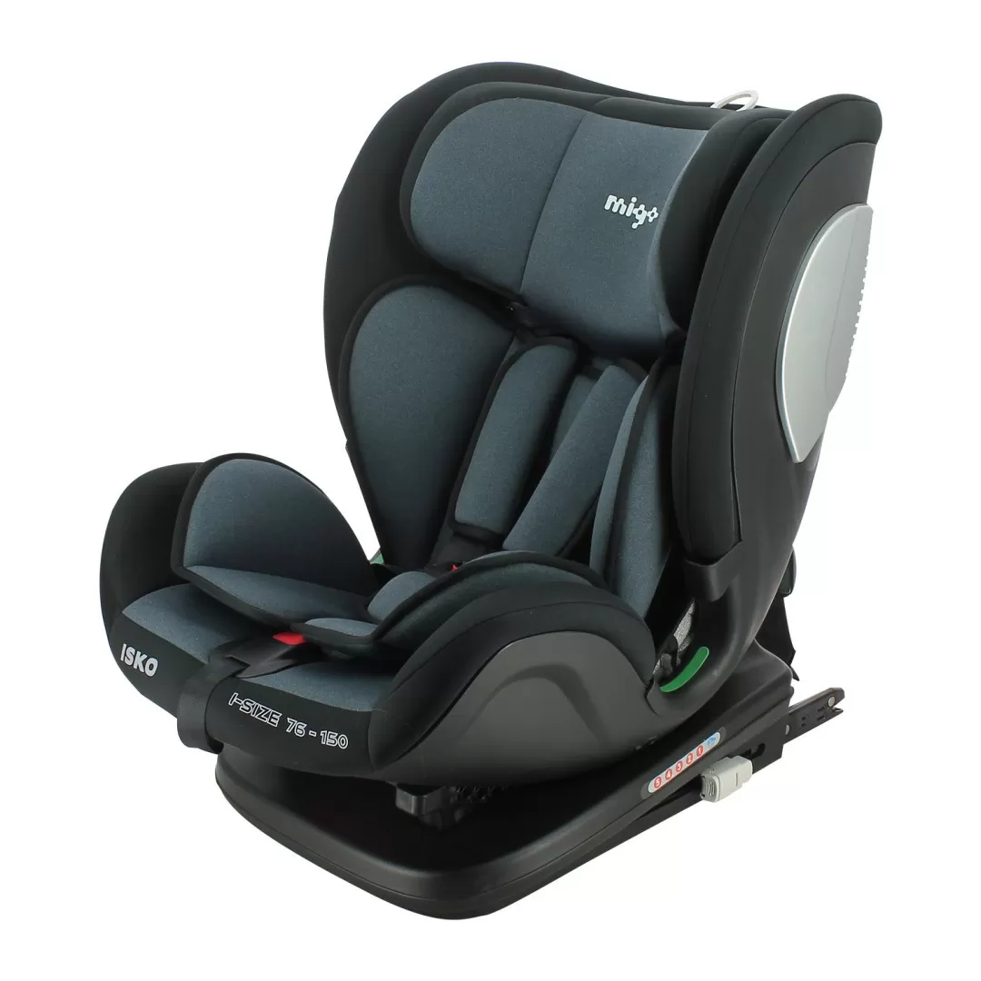 Scaun auto migo isko, 76-150 cm, grey, varsta de la 10 luni la 12 ani [5]