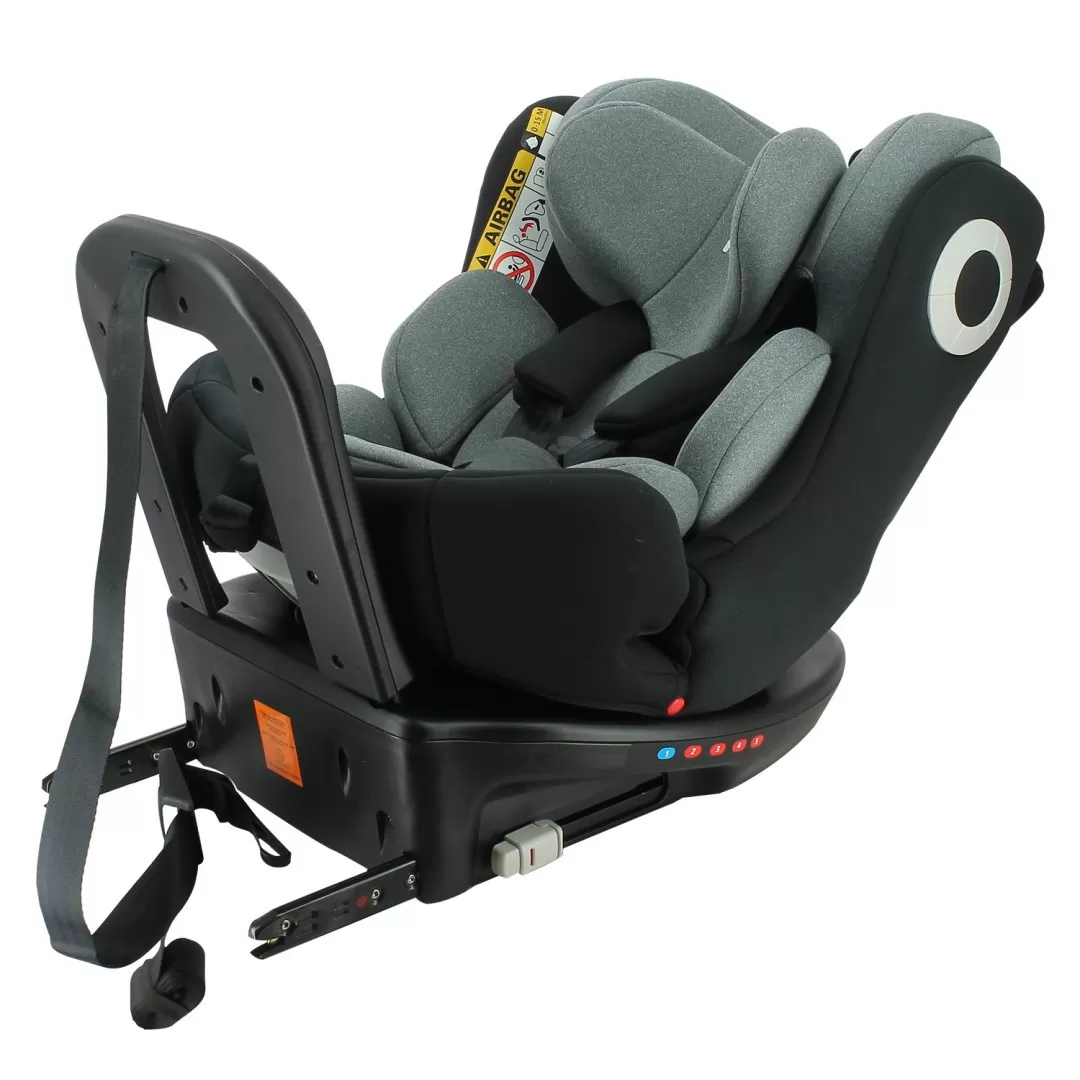 Scaun auto migo vivo, 40-150 cm, grey, varsta de la 0 luni la 12 ani [4]