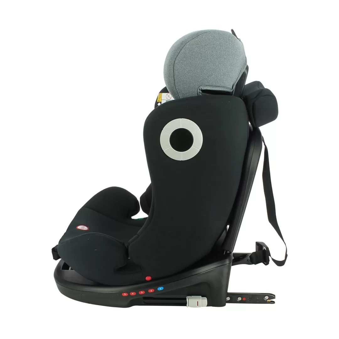 Scaun auto migo vivo, 40-150 cm, grey, varsta de la 0 luni la 12 ani [3]