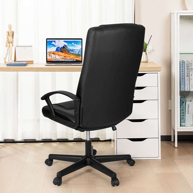 Scaun birou executive imitatie piele, sist roti nylon 4514 deli [4]