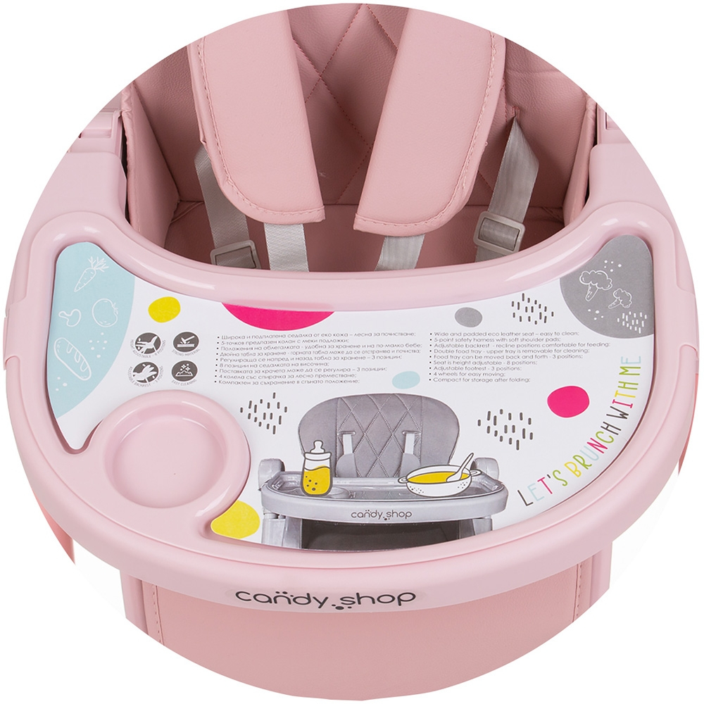 Scaun de masa Chipolino Candy Shop flamingo [8]