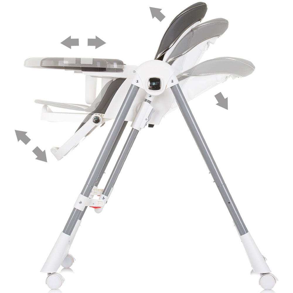 Scaun de masa Chipolino Milk Shake 2 in 1 ash grey [6]