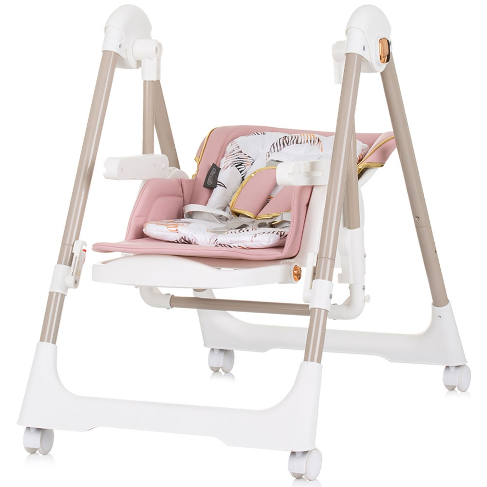 Scaun de masa Chipolino Milk Shake 2 in 1 flamingo [3]