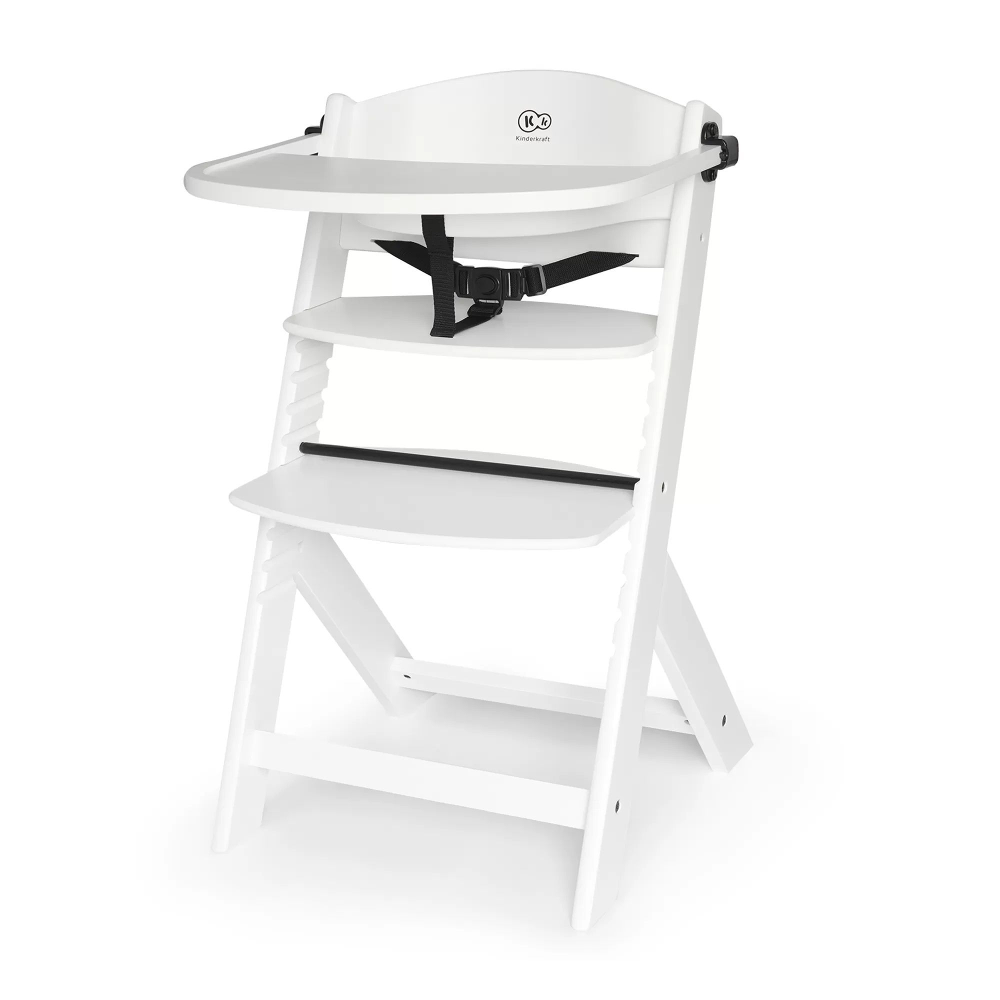Scaun de masa kinderkraft enock, 3 in 1, full white, varsta de la 6 luni la 10 ani [1]