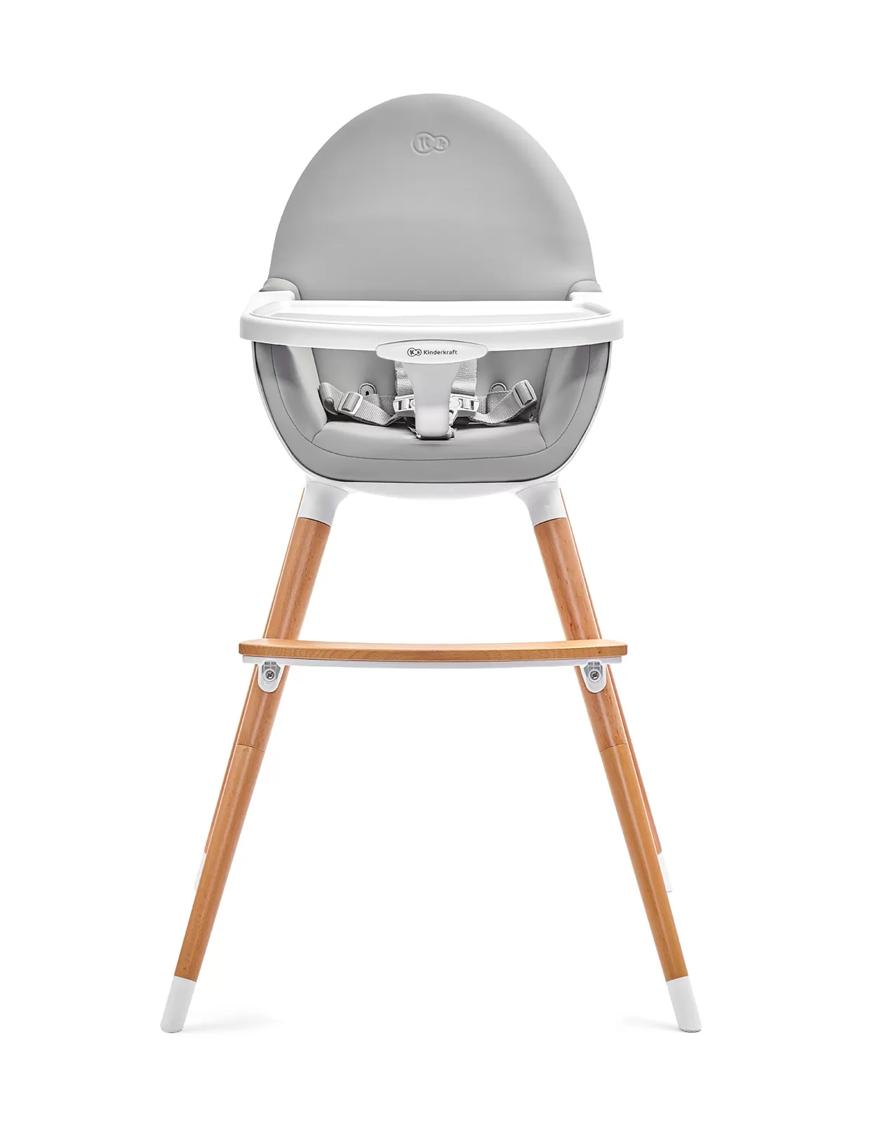 Scaun de masa kinderkraft fini, 2 in 1, grey, varsta de la 6 luni la 5 ani [10]