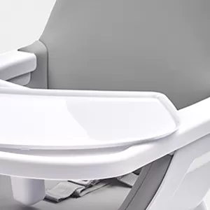 Scaun de masa kinderkraft fini, 2 in 1, grey, varsta de la 6 luni la 5 ani [11]