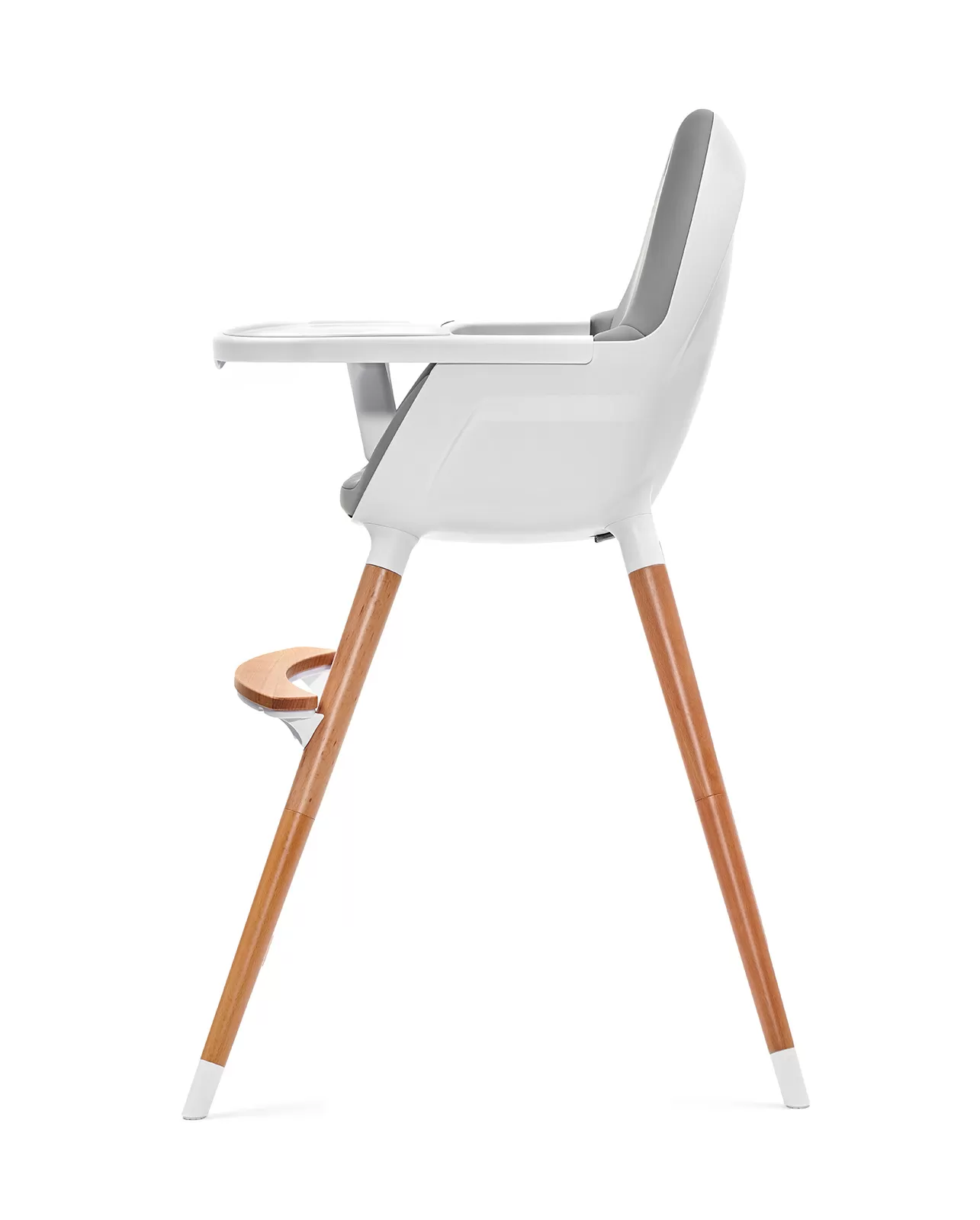 Scaun de masa kinderkraft fini, 2 in 1, grey, varsta de la 6 luni la 5 ani [5]