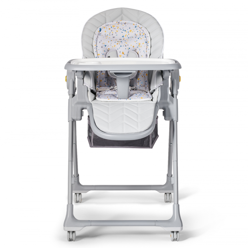 Scaun de masa kinderkraft lastree, 2 in 1, transformabil, grey, varsta de la 6 luni la 3 ani [3]