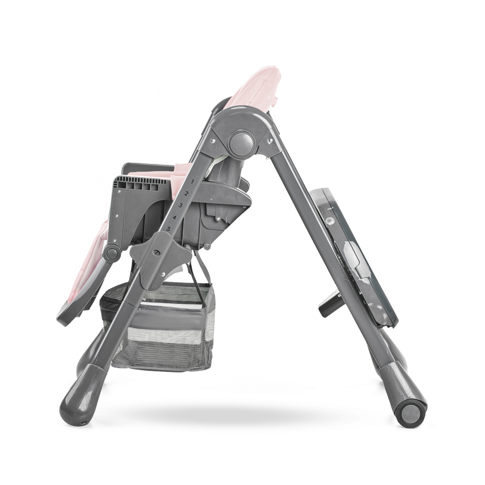 Scaun de masa kinderkraft tastee, pliabil, rose, varsta de la 6 luni la 3 ani [4]