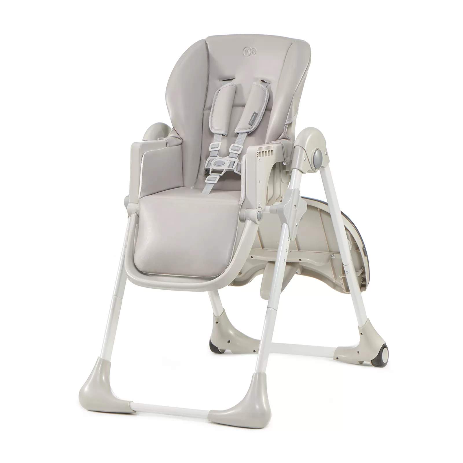 Scaun de masa kinderkraft yummy pliabil, grey, varsta de la 6 luni la 3 ani [2]