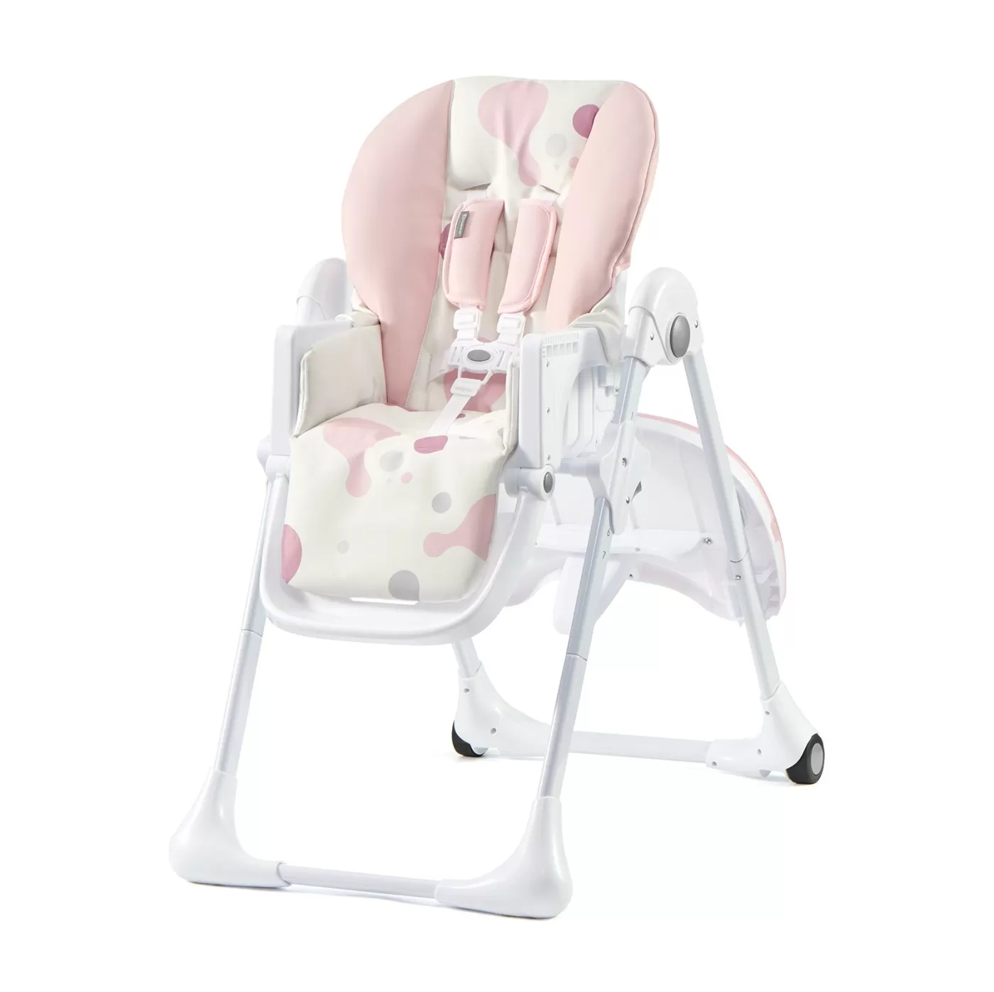 Scaun de masa kinderkraft yummy pliabil, pink, varsta de la 6 luni la 3 ani [2]