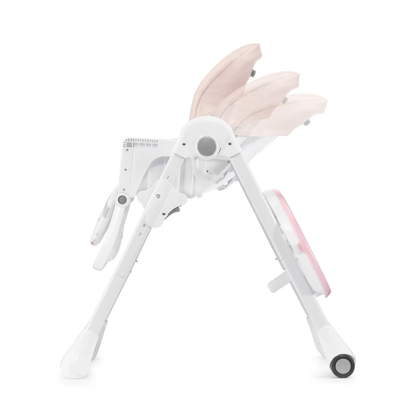 Scaun de masa kinderkraft yummy pliabil, pink, varsta de la 6 luni la 3 ani [5]