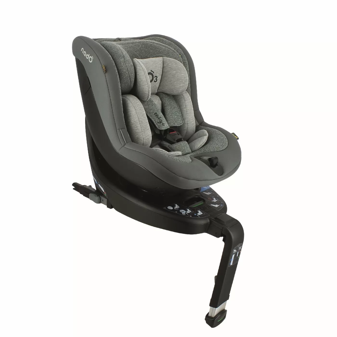 Scaun nado o3, 40-105 cm, dark grey, varsta de la 0 luni la 5 ani [3]