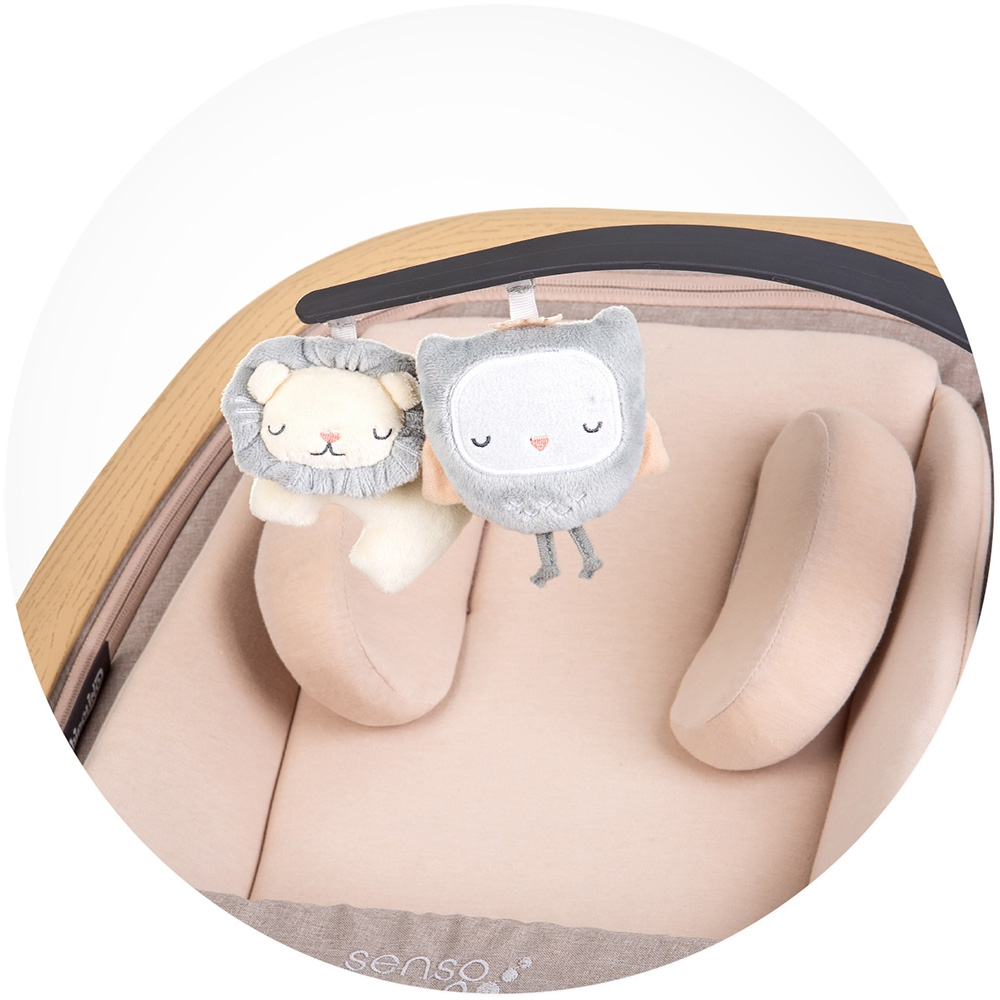 Scaunel balansoar Chipolino Senso biscotta wood [6]