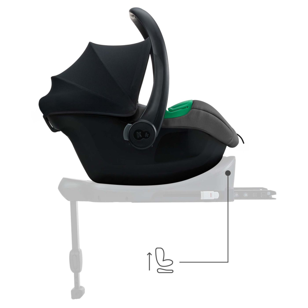 Scoica auto i-size, 40-87 cm, kinderkraft mink pro2 , grey copii varsta 0 luni - 2 ani [2]