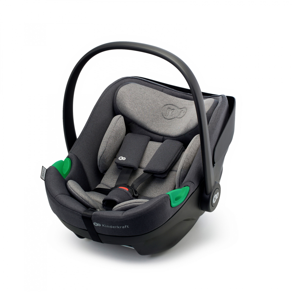 Scoica auto kinderkraft i-care i-size 40-87 cm, rwf, cool grey, varsta de la 0 luni la 2 ani [3]
