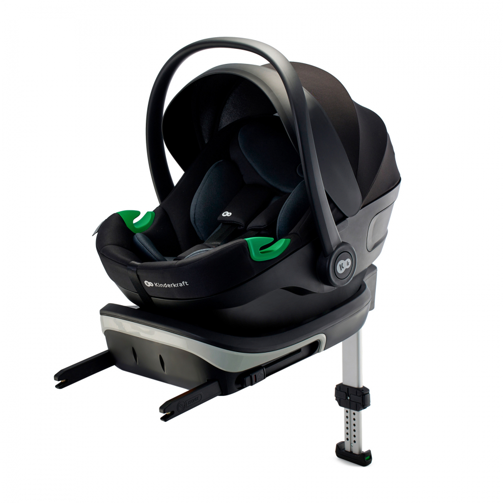 Scoica auto kinderkraft i-care i-size 40-87 cm, rwf, graphite black, varsta de la 0 luni la 2 ani [11]