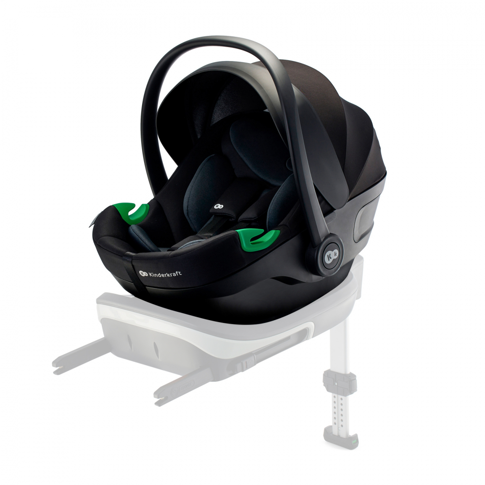 Scoica auto kinderkraft i-care i-size 40-87 cm, rwf, graphite black, varsta de la 0 luni la 2 ani [8]