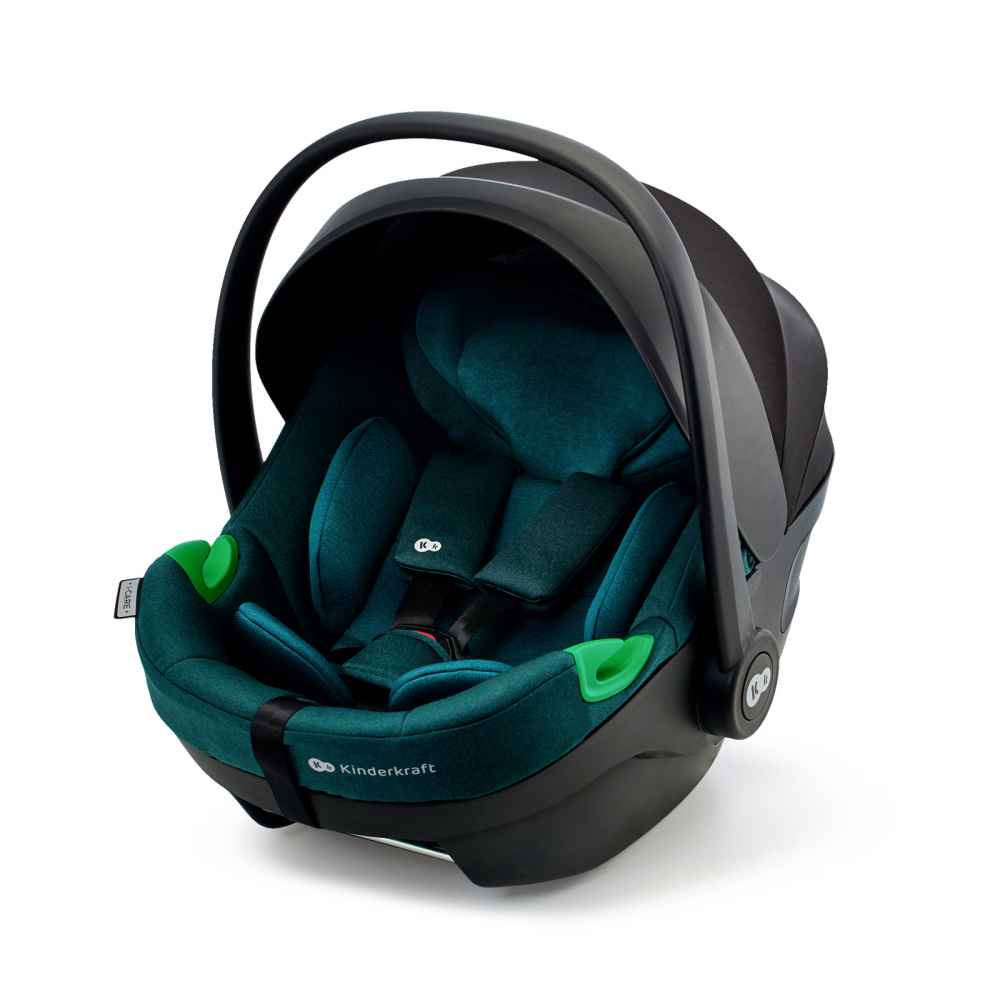 Scoica auto kinderkraft i-care i-size 40-87 cm, rwf, harbor blue, varsta de la 0 luni la 2 ani [1]
