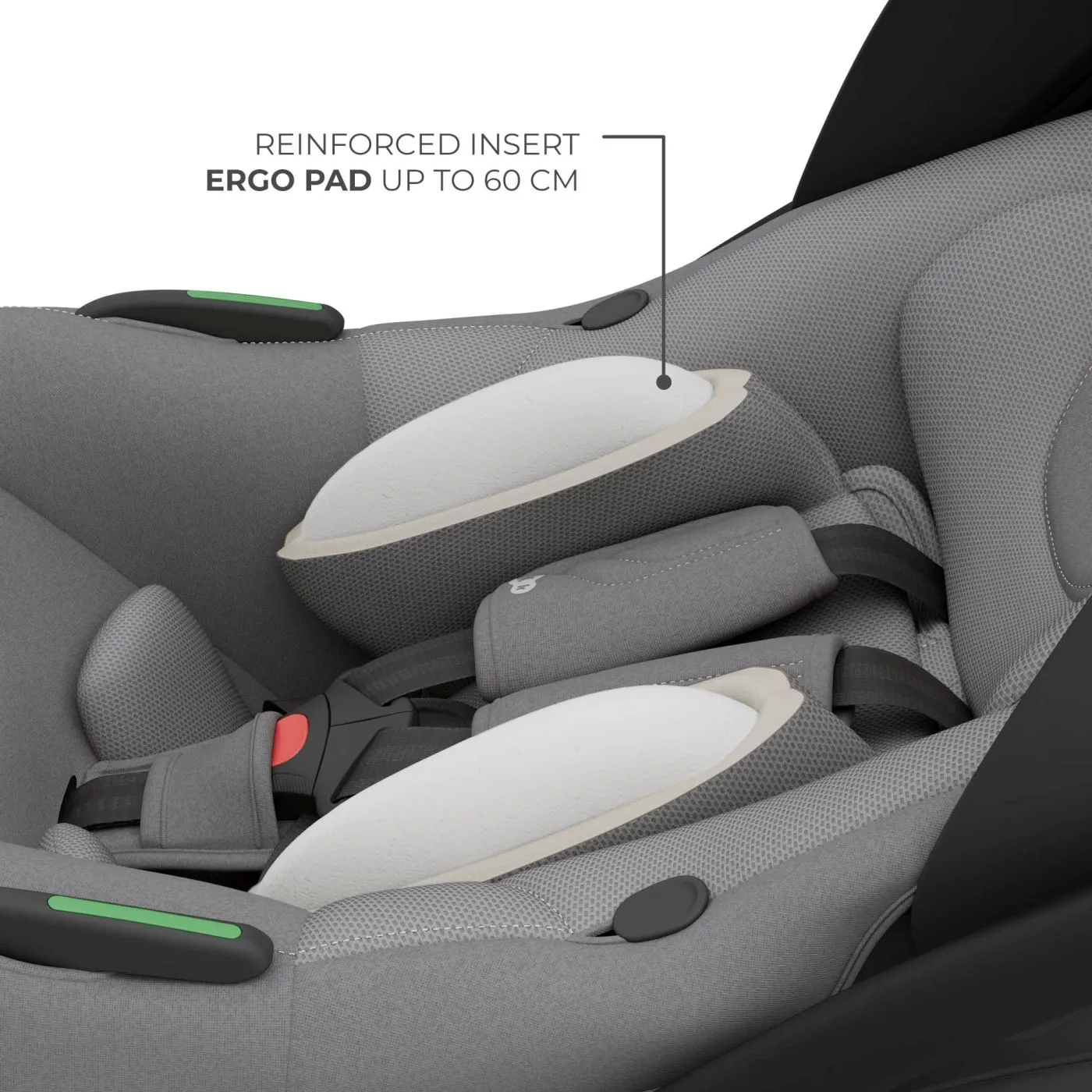 Scoica auto kinderkraft i-lite cu baza endura safe fx grey, copii varsta 0 luni pana la 1 an [5]