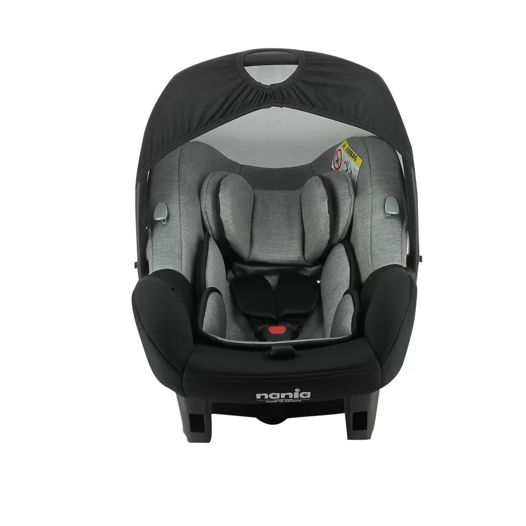 Scoica auto nania, beone evo, r129, denim grey, varsta de la 0 luni la 2 ani [4]