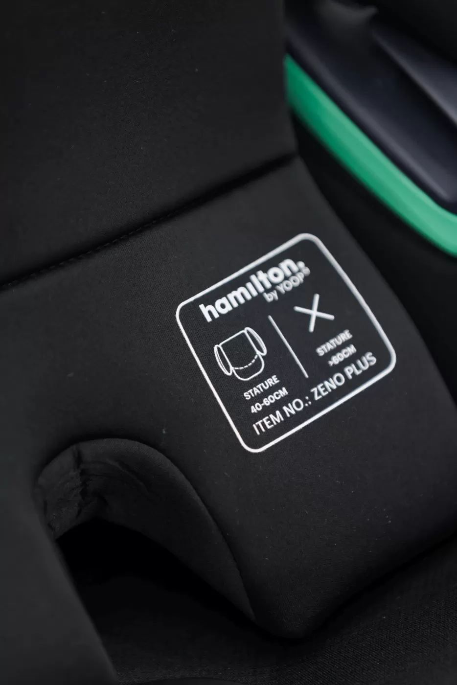 Scoica auto zeno i size hamilton black, varsta de la 0 luni la 2 ani [14]