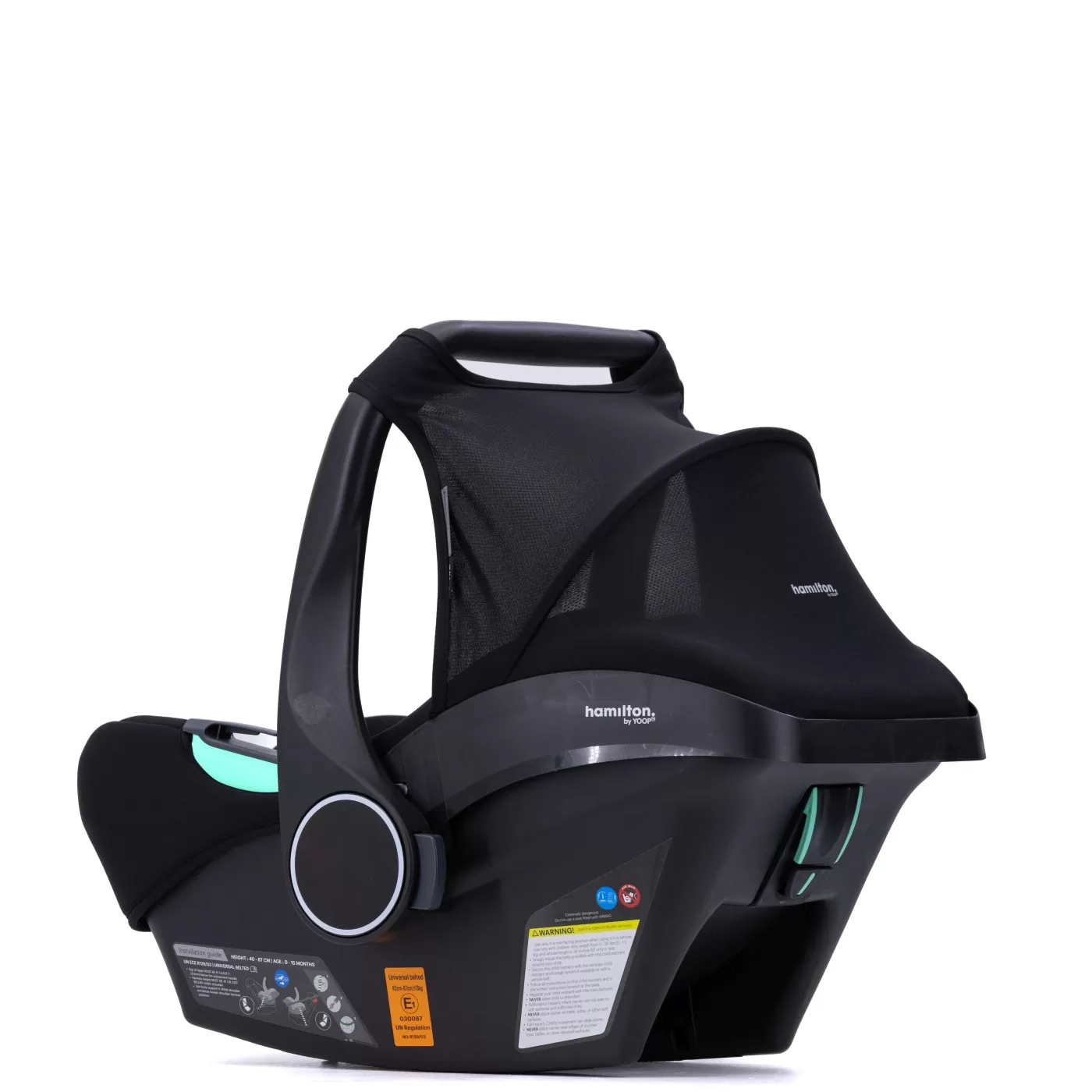 Scoica auto zeno i size hamilton black, varsta de la 0 luni la 2 ani [1]