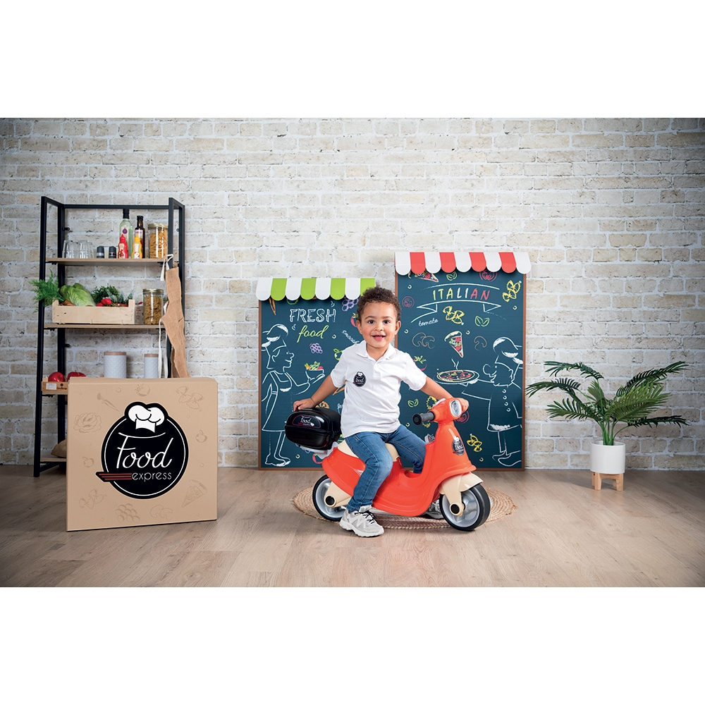 Scuter Smoby Scooter Ride-On Food Express rosu [5]